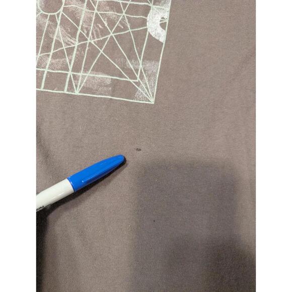 Late 2010s Pixies Doolittle Monkey Grid T-Shirt, M Brown - Picture 2 of 6